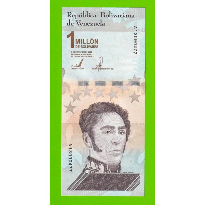 Венесуэла - 1000000 / 1 миллион боливаров - 2020 (A) - UNC!!!