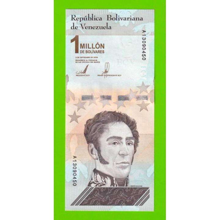 Венесуэла - 1000000 / 1 миллион боливаров - 2020 (A) - UNC!!!