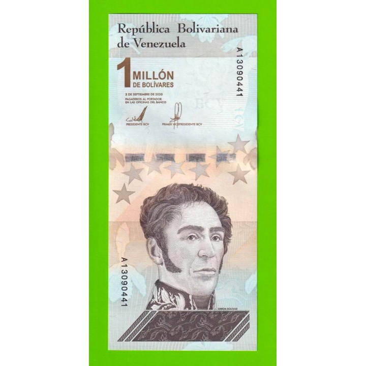 Венесуэла - 1000000 / 1 миллион боливаров - 2020 (A) - UNC!!!