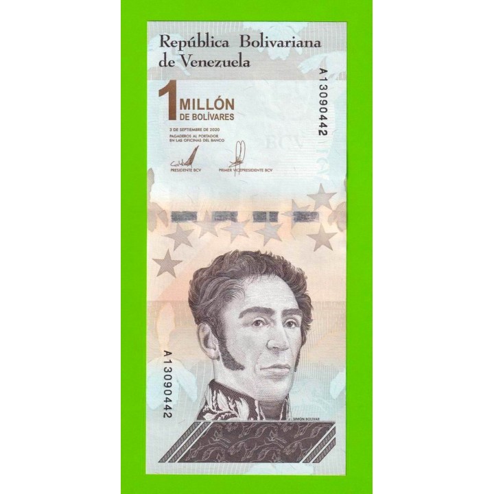 Венесуэла - 1000000 / 1 миллион боливаров - 2020 (A) - UNC!!!