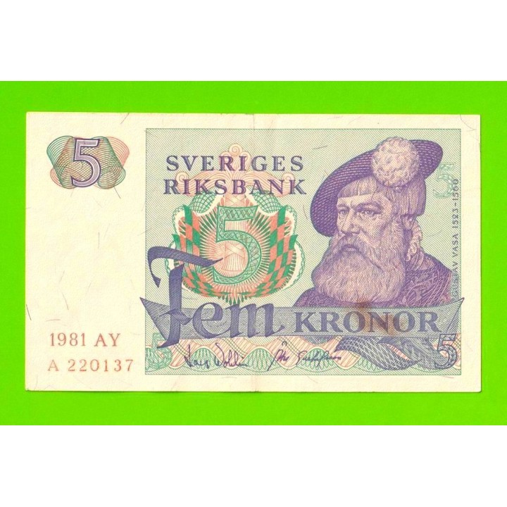 Швеция - 5 крон - 1981