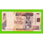 Конго - 5000 франков - 2013 - UNC!!!