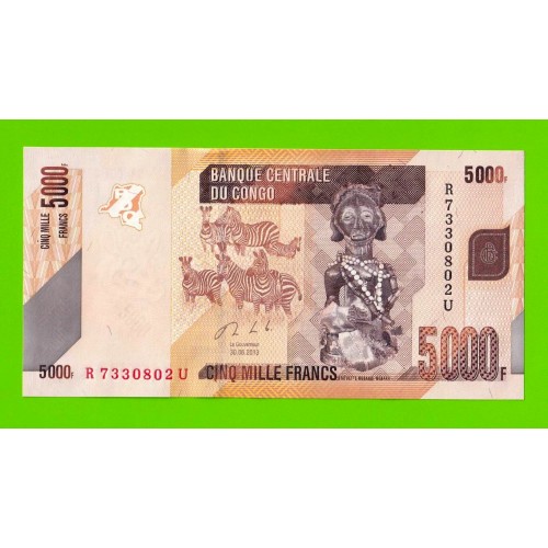 Конго - 5000 франков - 2013 - UNC!!!