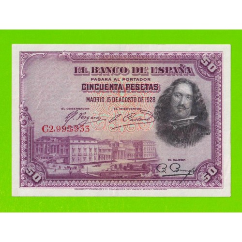 Испания - 50 песет - 1928 - aUNC!!!