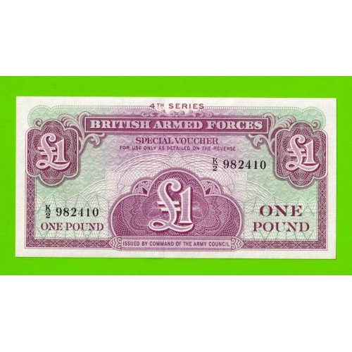 Великобритания, Англия, Британская Армия (ваучер) - 1 фунт - 1962 (K/2) - UNC-!!!