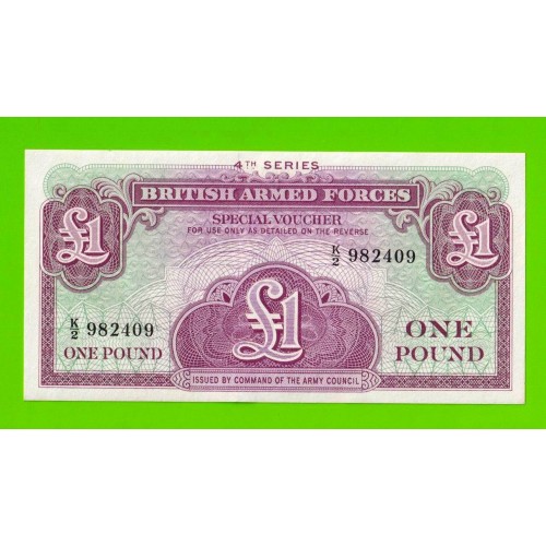 Великобритания, Англия, Британская Армия (ваучер) - 1 фунт - 1962 (K/2) - UNC-!!!