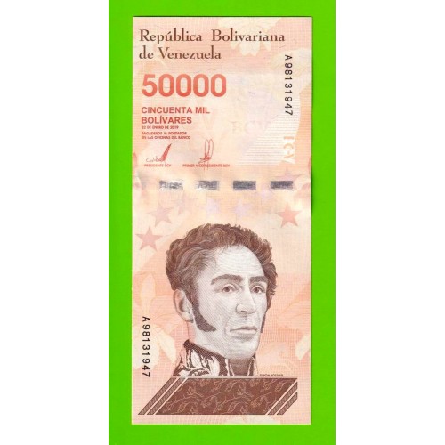 Венесуэла - 50000 боливаров - 2019 (A) - UNC!!!