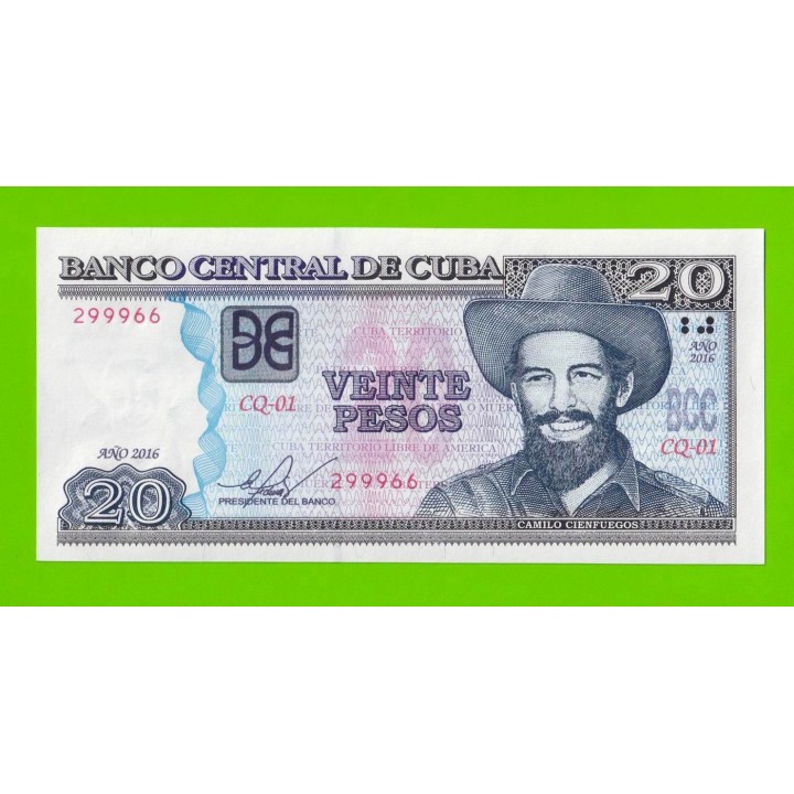 Куба - 20 песо - 2016 - UNC!!!