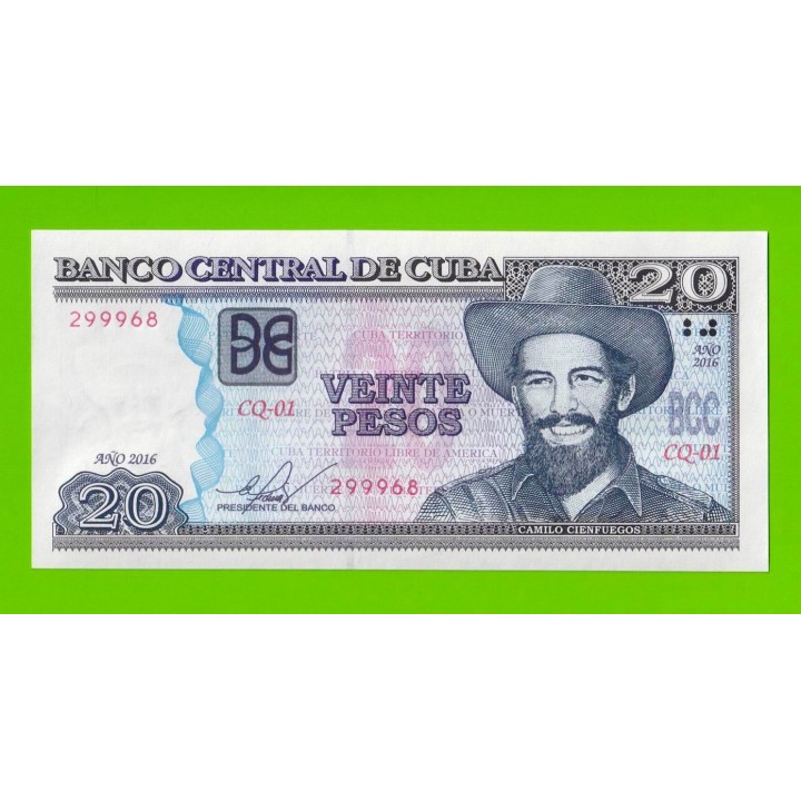 Куба - 20 песо - 2016 - UNC!!!