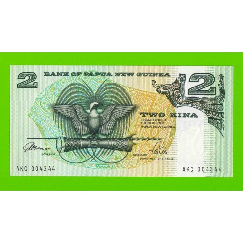 Папуа-Новая Гвинея - 2 кины - 1981 / 1989 / 1991 - UNC!!!