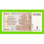 Зимбабве - 20000 долларов - 2008 (AA)