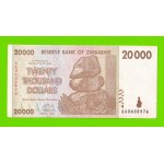 Зимбабве - 20000 долларов - 2008 (AA)