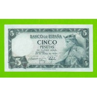 Испания - 5 песет - 1954 - aUNC!!!