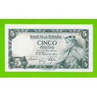 Испания - 5 песет - 1954 - aUNC!!!