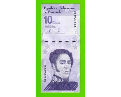Венесуэла - 10 боливаров - 2021 (B) - UNC!!!