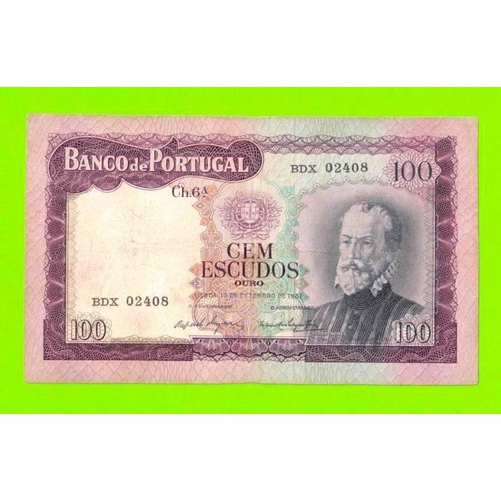 Португалия - 100 эскудо - 1961