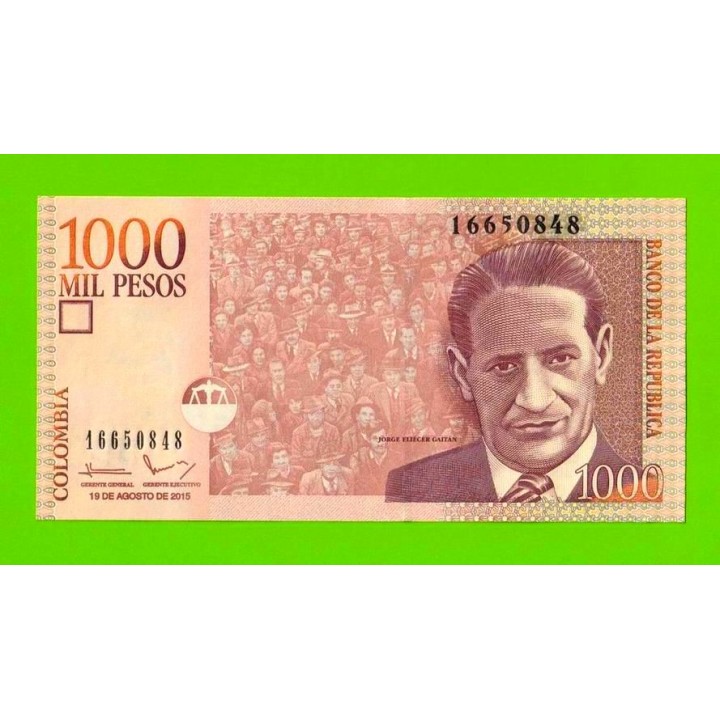 Колумбия - 1000 песо - 2015 - UNC!!!