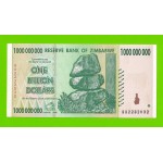 Зимбабве - 1000000000 / 1 миллиард долларов - 2008 (AA)