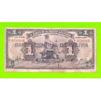 Боливия - 1 боливиано - 1911