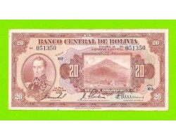 Боливия - 20 боливиано - 1928 (1-й выпуск)