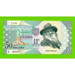 США - 50 долларов штата Нью-Йорк - 2014 (сувенирные, пластик) - UNC!!!