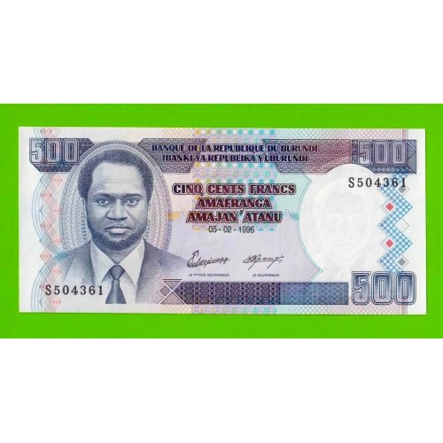 Бурунди - 500 франков - 1995 - UNC-!!!