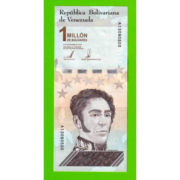 Венесуэла - 1000000 / 1 миллион боливаров - 2020 (A) - UNC!!!