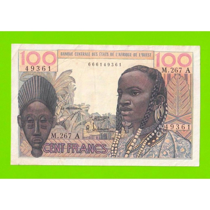 Западная Африка, Кот-д’Ивуар - 100 франков - 1961