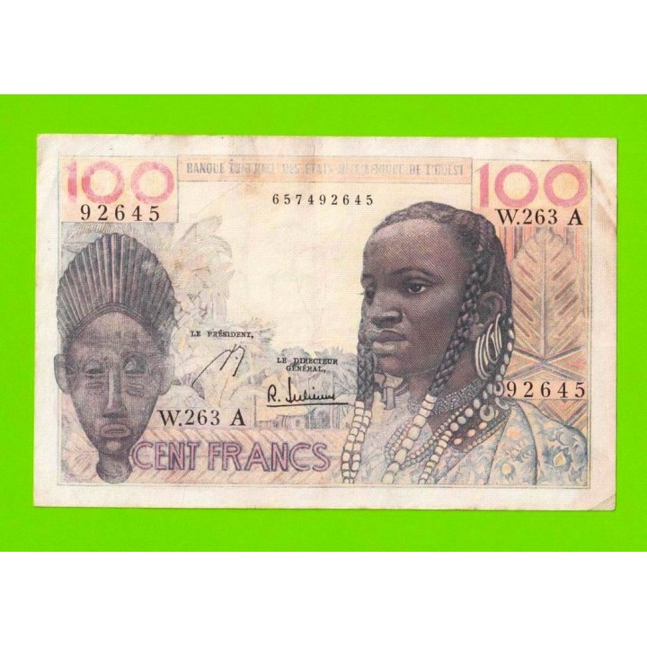 Западная Африка, Кот-д’Ивуар - 100 франков - 1961