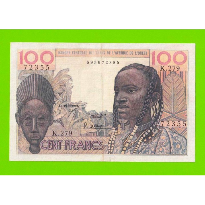 Западная Африка - 100 франков - 1959