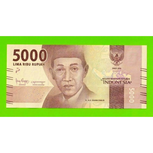Индонезия - 5000 рупий - 2016 (2021) - UNC!!!