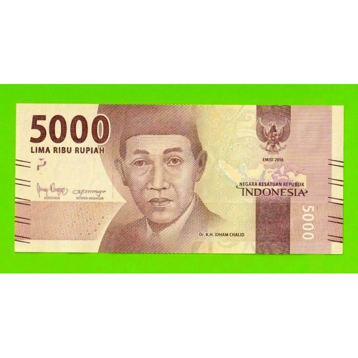 Индонезия - 5000 рупий - 2016 (2021) - UNC!!!