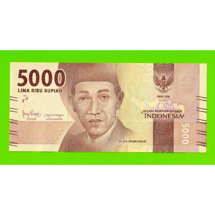 Индонезия - 5000 рупий - 2016 (2021) - UNC!!!