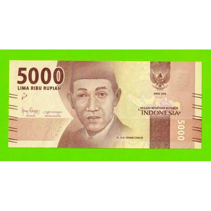 Индонезия - 5000 рупий - 2016 (2021) - UNC!!!