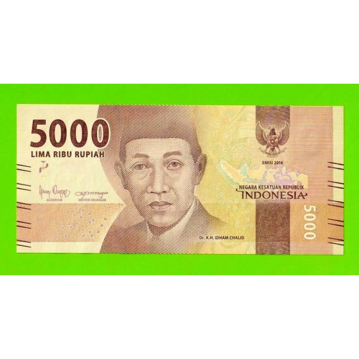 Индонезия - 5000 рупий - 2016 (2019) - UNC!!!