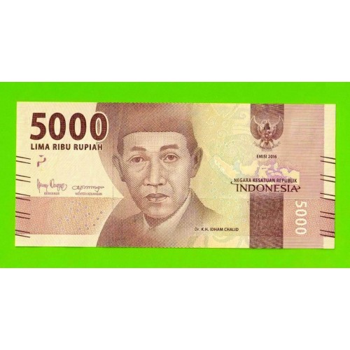 Индонезия - 5000 рупий - 2016 (2021) - UNC!!!