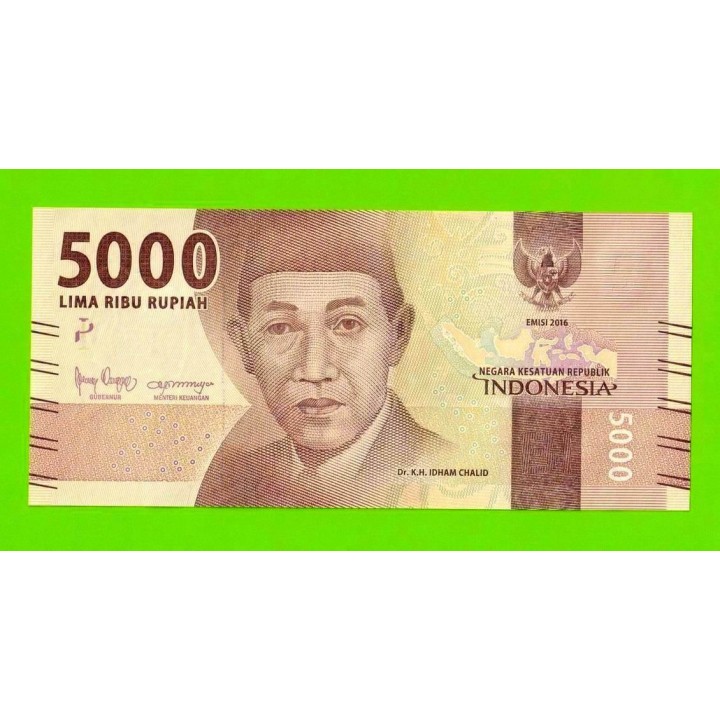 Индонезия - 5000 рупий - 2016 (2021) - UNC!!!