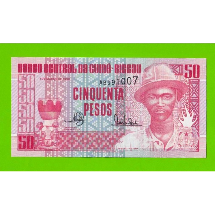 Гвинея-Бисау - 50 песо - 1990 (AB) - UNC-!!!