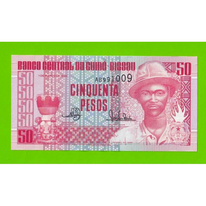 Гвинея-Бисау - 50 песо - 1990 (AB) - UNC-!!!