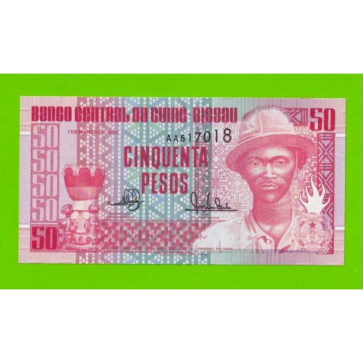 Гвинея-Бисау - 50 песо - 1990 (AB) - aUNC!!!