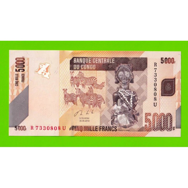 Конго - 5000 франков - 2013 - UNC!!!