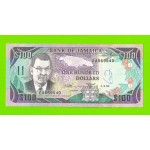 Ямайка - 100 долларов - 1993