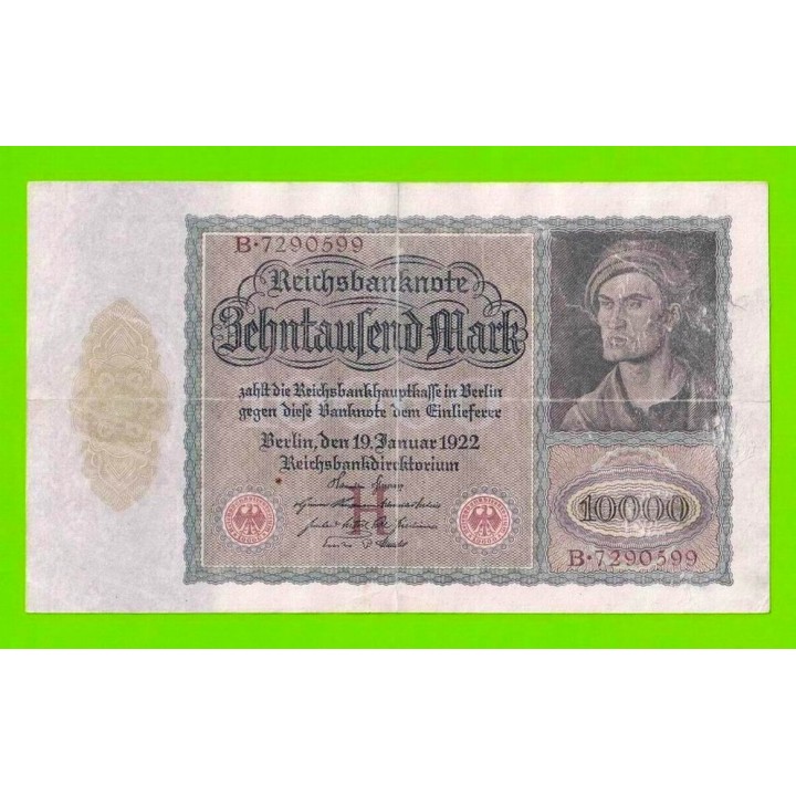 Германия - 10000 марок - 1922 (тип 1)