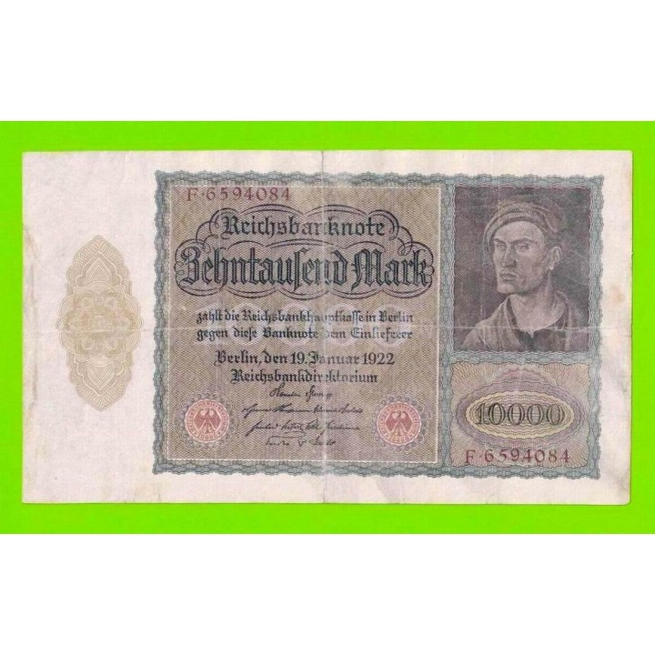 Германия - 10000 марок - 1922 (тип 2)