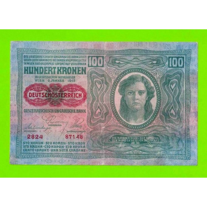 Австрия - 100 крон - 1912 (1920)