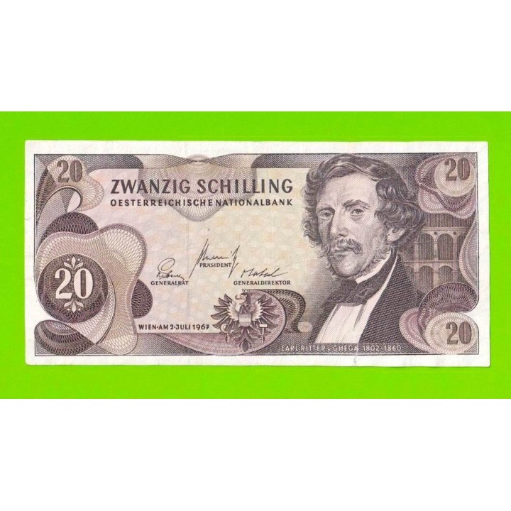 Австрия - 20 крон - 1967