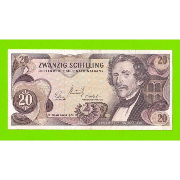 Австрия - 20 крон - 1967