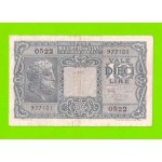 Италия - 10 лир - 1944