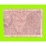 Италия - 5 лир - 1944