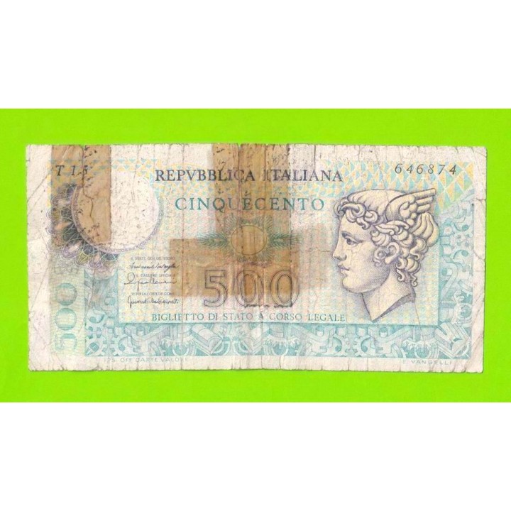 Италия - 500 лир - 1976